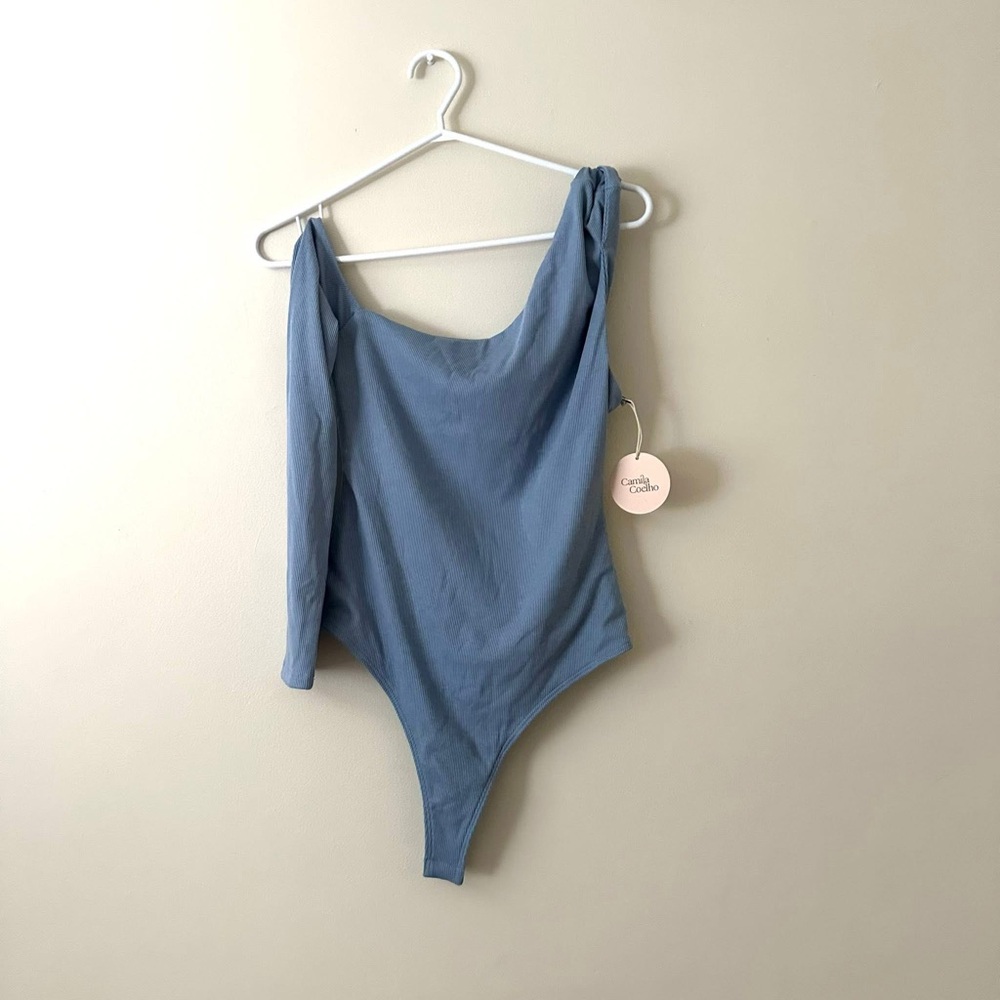 Revolve Nwt Camila Coehlo blue bodysuit - Picture 1 of 5